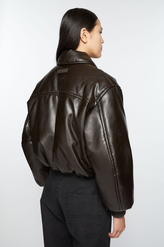 (image for) Simple Coated bomber jacket